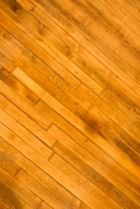 Hardwood floor.